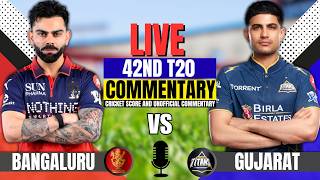Live: Rcb vs Gt | 41th T20 Match | Score &amp; Commentary | Ipl 2026 Gujarat vs Bangaluru Today's Match