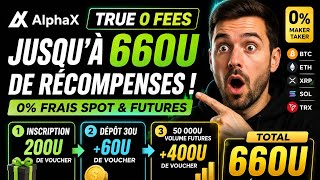 Alphax Jusquà 660U De Récompenses 0% De Frais Spot Futures