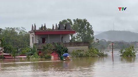 Nước sông Bưởi vượt báo động 3, hàng nghìn nhà dân xã Kim Tân ngập sâu trong lũ| NSTH