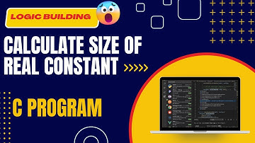Calculate size of real constant in c programming