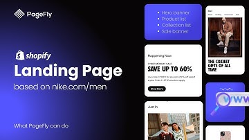 Shopify Landing Page example built by PageFly | PageFly Shopify Tutorial (Legacy Editor)