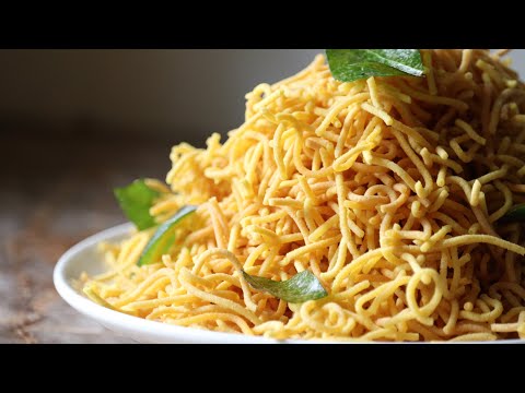 video Khara sev recipe karapusa recipe besan ki sev recipe Indian snacks, Worldwide Recipes Khara sev recipe karapusa recipe besan ki sev recipe Indian snacks