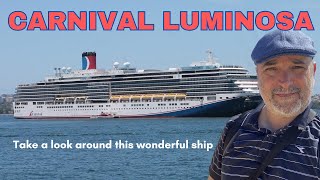 A look around the CARNIVAL LUMINOSA cruise ship