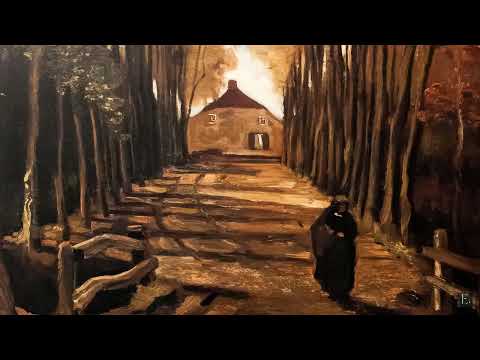 Vincent van Gogh - Avenue of Poplars in Autumn - 2 Hour Screensaver