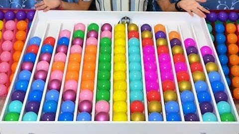 Fun game challenge sorting color ball puzzle very smart and smooth