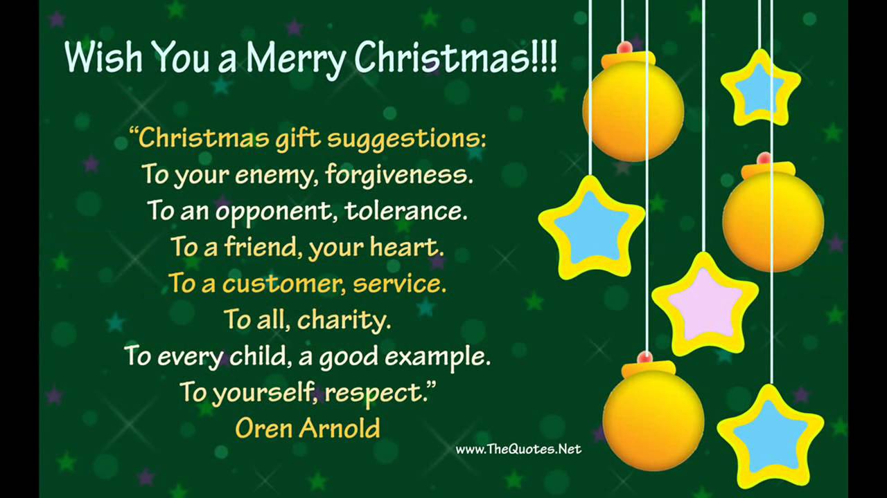 Christmas Quotes Youtube