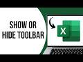 How To Show Or Hide Ribbon in Microsoft Excel ?