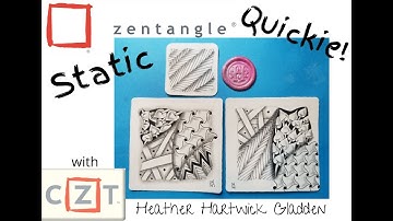 Static | Zentangle® Quickie
