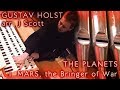 HOLST -  MARS from THE PLANETS (ORGAN SOLO) JONATHAN SCOTT