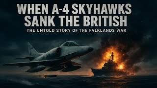 When A-4 Skyhawks Sank the British | The Untold Falklands War Story (1982 Real Footage & Facts)
