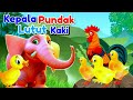 Lagu Anak 🇲🇨 Kepala Pundak Lutut Kaki !! Animasi Ayam Bebek Gajah Dan Kucing