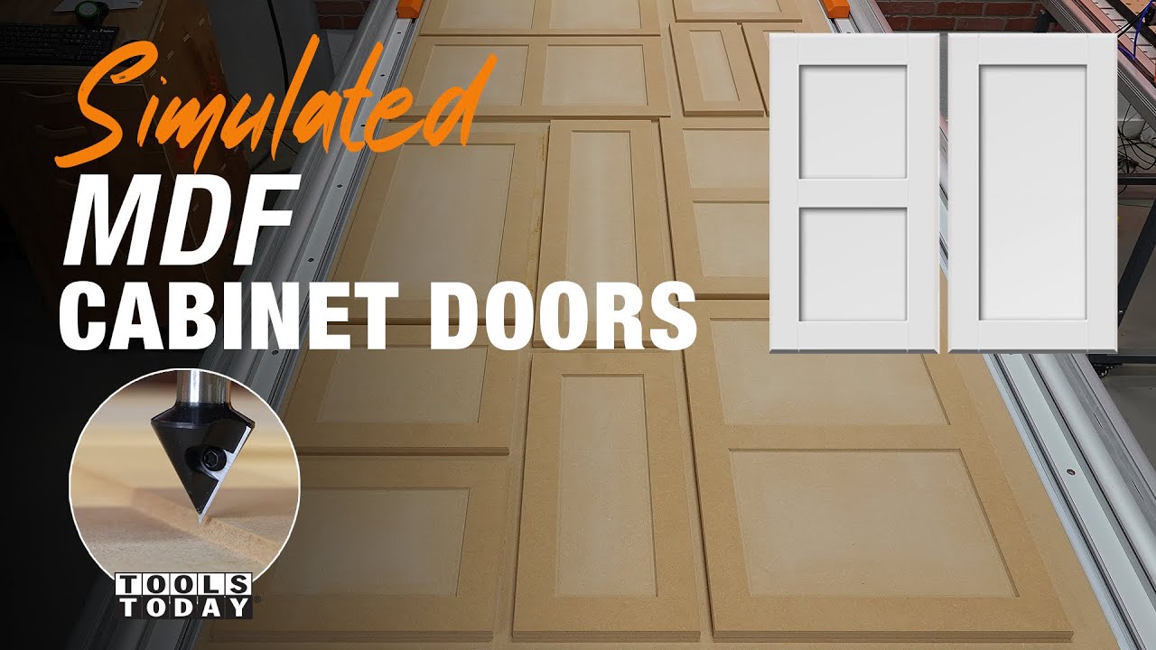 How To Make Mdf Cabinet Doors With Cnc Free Plans Toolstoday You