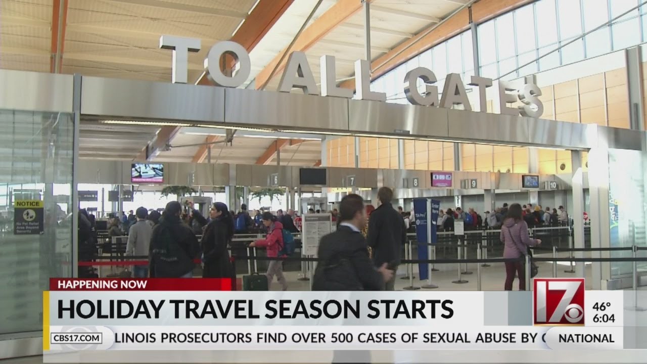 Christmas travel season starts Thursday