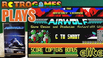 Retrogames Plays Airwolf - The most frustrating ZX Spectrum game of all time?