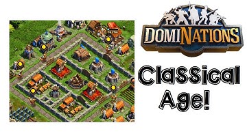 DomiNations Android/iOS Game CLASSICAL AGE BASE UPDATE: LIBRARY + WONDER!