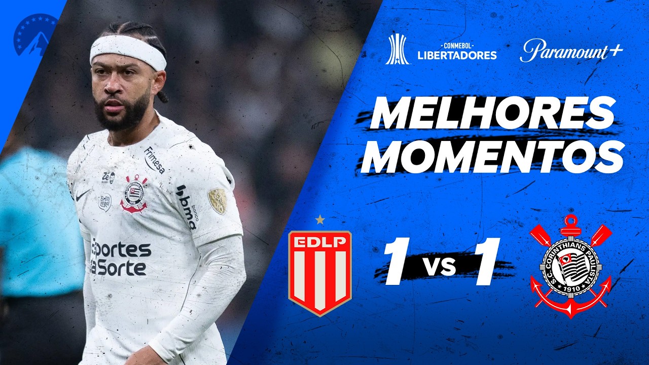 ESTUDIANTES 1 X 1 CORINTHIANS - CONMEBOL LIBERTADORES 2026 | Paramount+ Brasil | MELHORES MOMENTOS