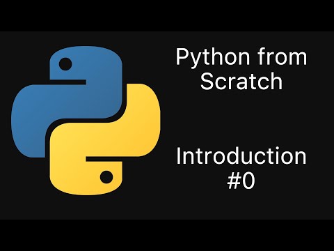 Python from Scratch #0 Introduction