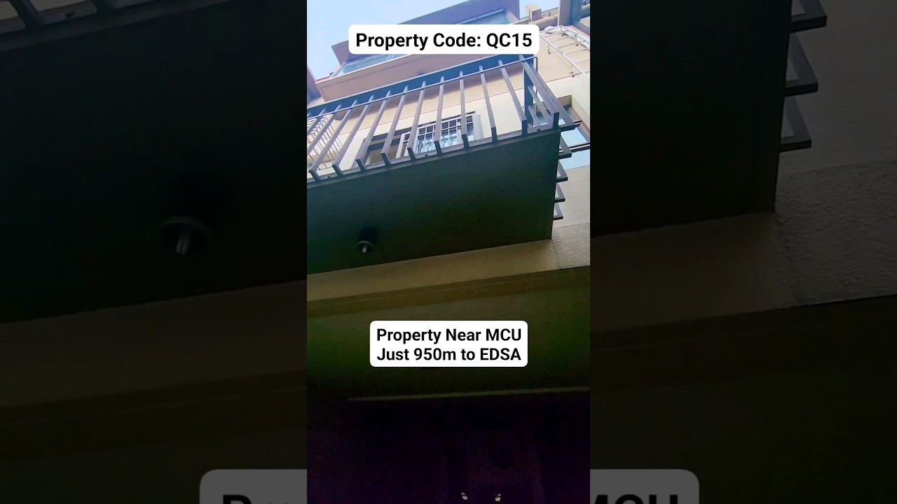 Affordable Property for Sale Near MCUniversity , EDSA | QC15