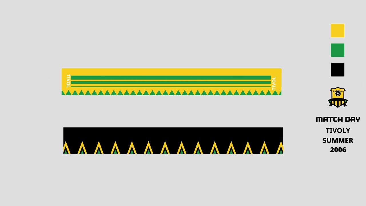 design a football fan scarf with your colors and logo
