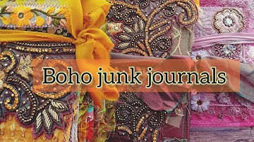 boho junk journals | flip through | bohoneeds