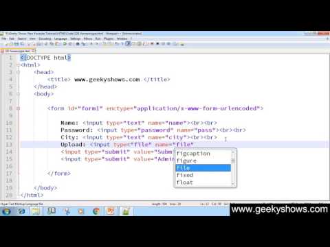 154. formenctype attribute in HTML (Hindi)