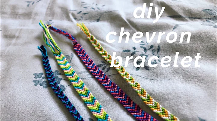 easy chevron friendship bracelets for beginners!