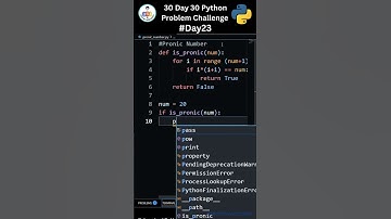 Day 23: How To Solve Pronic Number Problem | 30 Days of Code