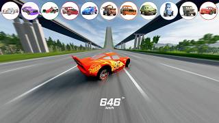 🚀 From 0 to 1000 MPH in Seconds! Can Lightning McQueen Survive? | BeamNG Drive screenshot 5