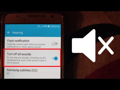 एक्सेसिबिलिटी सेटिंग में सैमसंग डिसेबल ऑफ ऑल साउंड | J7, J7 प्राइम, J6