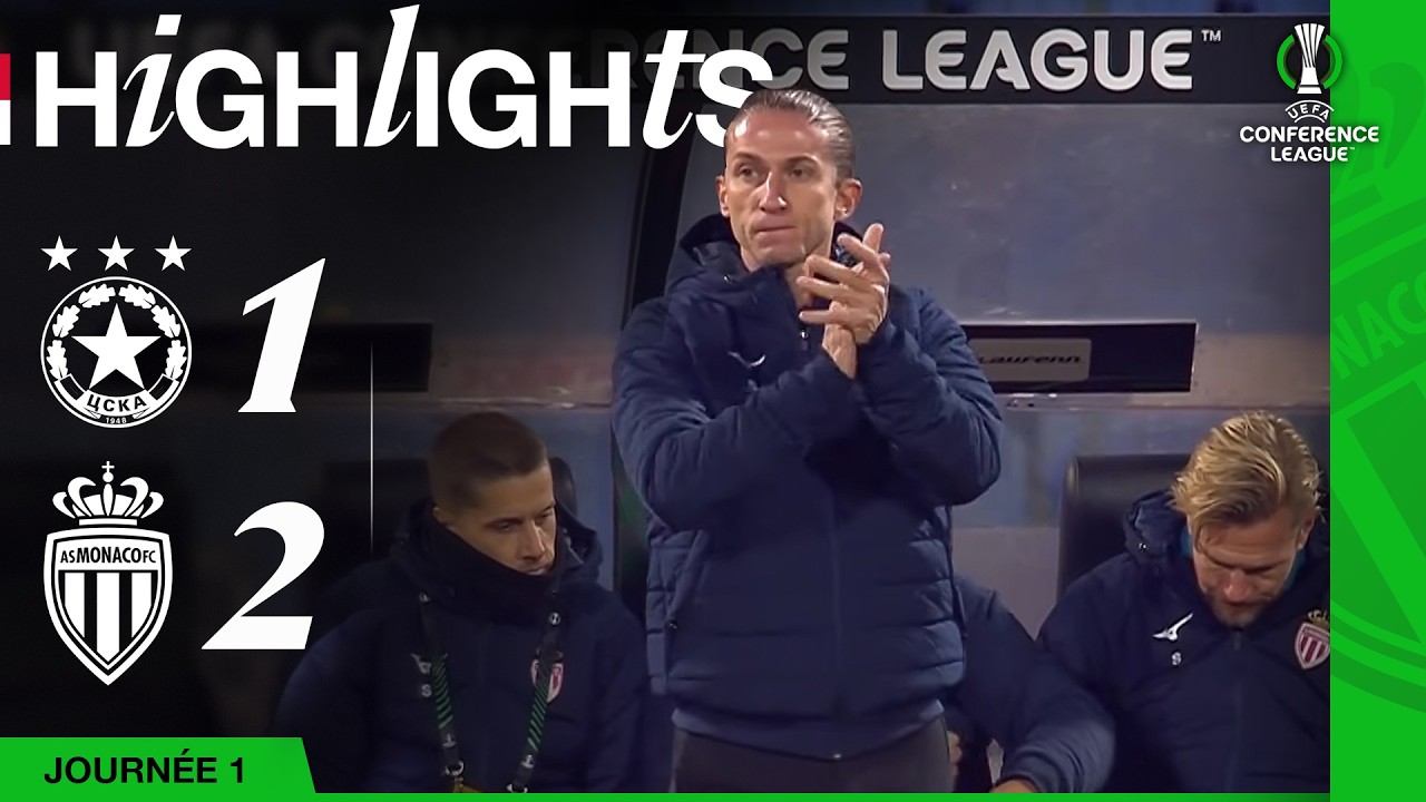 HIGHLIGHTS, CSKA SOFIA 1-2 AS Monaco