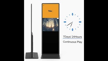 Android Floor Stand Touch Screen Display Advertising Totem Lcd Digital Signage