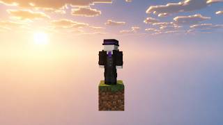 One Block hardcore is peacefull | Minecraft