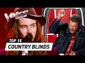 COUNTRY Blind Auditions that make The Voice CHAIRS spin like crazy