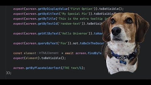Writing Quality React Component Tests With React Testing Library - Part 02b - Queries With Regexes