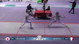 2022 467 T16 02 F S Individual Tbilisi GEO WC RED QUEROLI FRA vs EMURA JPN