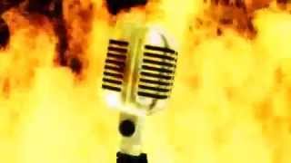 Microphone On Fire Motion Background