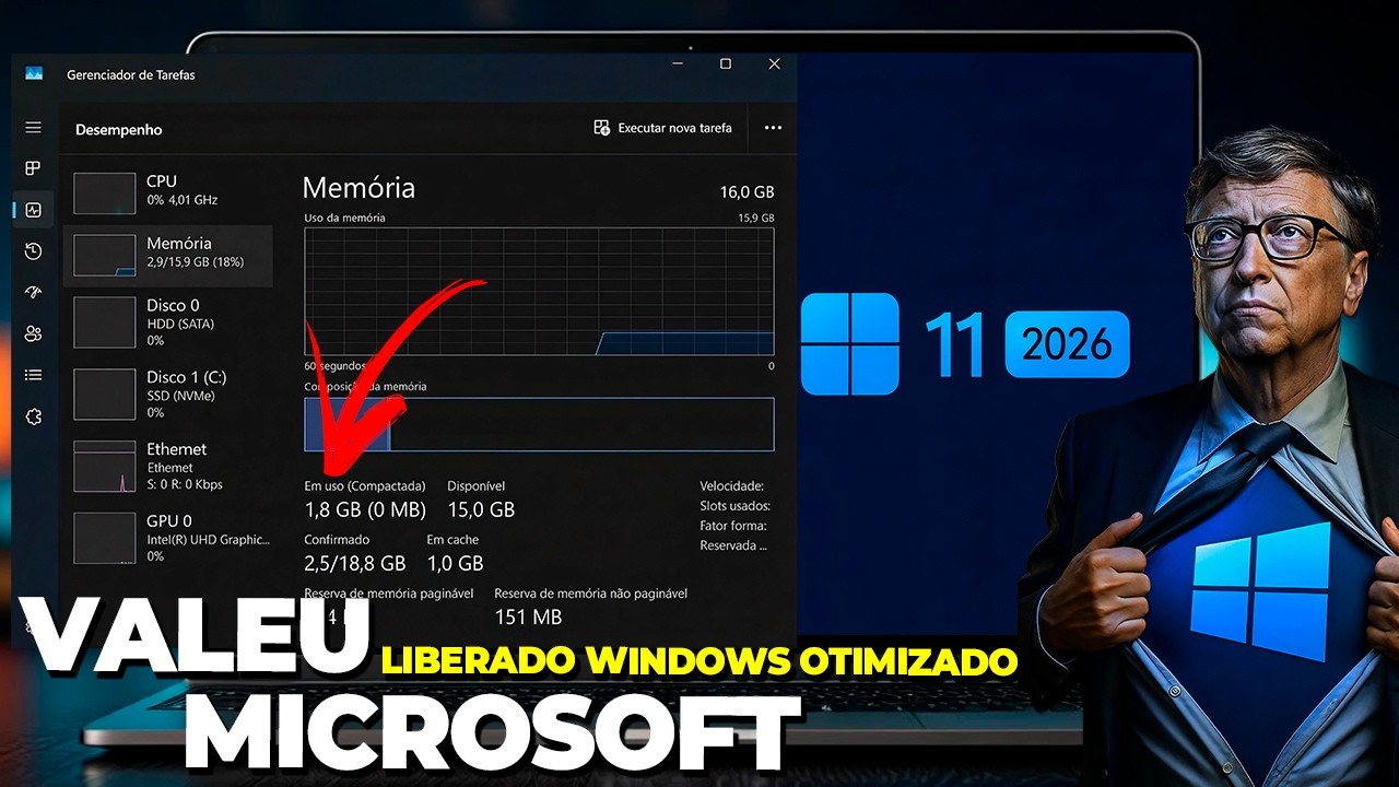 AGORA SIM a MICROSOFT fez o CERTO Instalação do Windows 11 AGORA é OTIMIZADA Automáticamente!