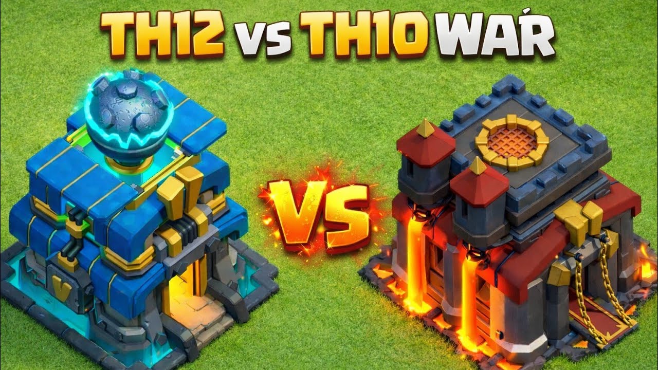 🔥 TH10 vs TH12 😱 | INSANE 3 STAR ATTACK