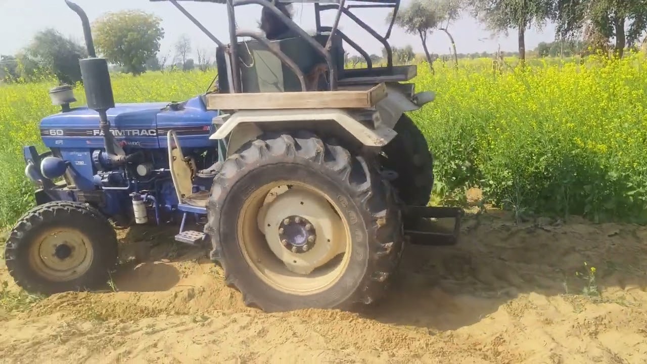 60 Farmtractor बेक में दब रहा है 🚜🚜