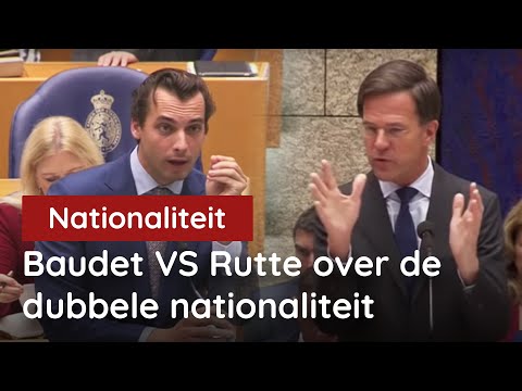 Baudet vs Rutte (VVD) over de Dubbele Nationaliteit