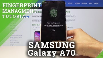 How to Add Fingerprint in SAMSUNG Galaxy A70 - Fingerprint Unlock