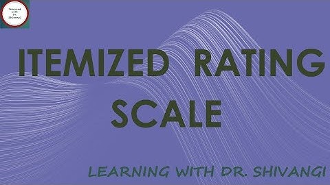 Itemized Rating Scale