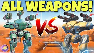 🔥 TITAN SHARANGA VS MUROMETZ COMPARISON WITH ALL WEAPONS || War Robots Test Server ||