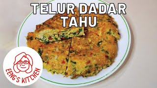 Dar Der Dor Tau Tau jadiii.. Telur Dadar Tahu!! Indonesian Omelette nih! 👾 🍳