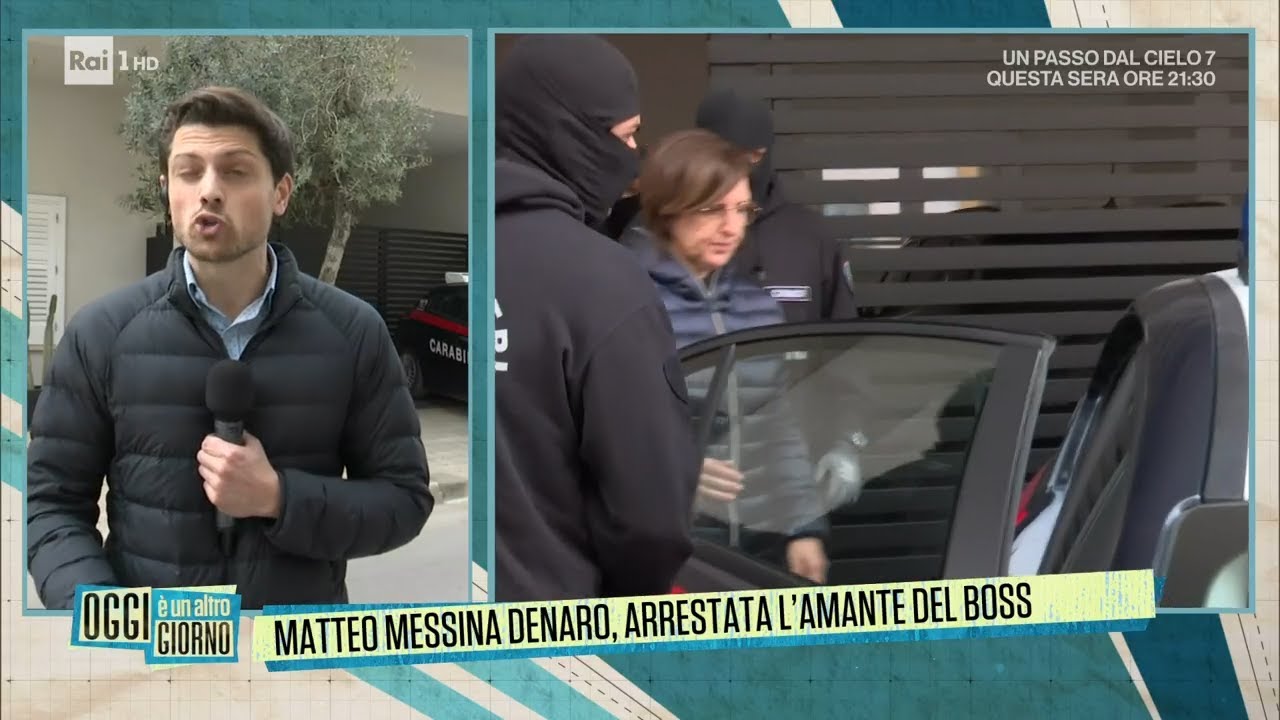 Matteo Messina Denaro, arrestata l'amante del boss - Oggi è un altro giorno 13/04/2023