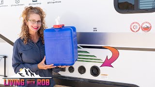HOW I RESUPPLY OUR WATER While Boondocking  Easy for 1 Person