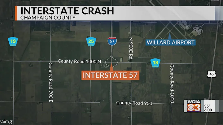 Deadly I-57 car crash causes southbound road closure at Monticello Rd.
