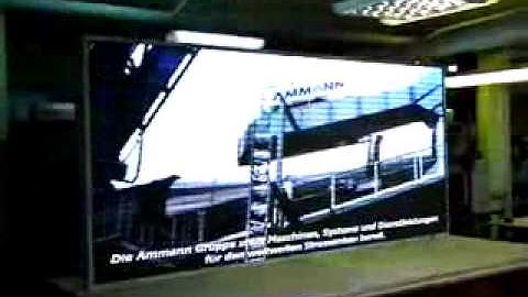 LED video PANEL before deployment on the structure #2