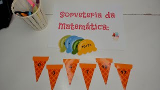 Sorvete da multiplicação Jogo do sorvete para trabalhar a operação