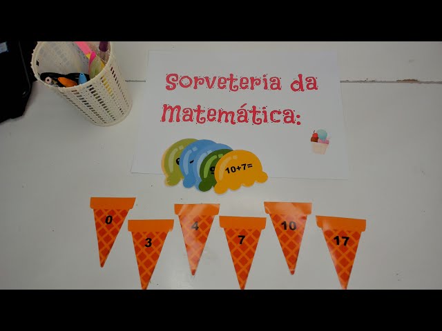 MATEMÁTICA - JOGO DO SORVETE 1 A 10